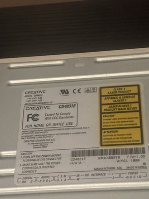 ビジネスおたすけ CD-ROM Creative 48X IDE CD-ROM Drive BCD-48SB Vintage PC – Untested | eBay