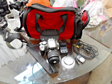 CANON EOS REBEL XT DSLR DIGITAL CAMERA WORKING LARGE BUNDLE 18-55 LENS