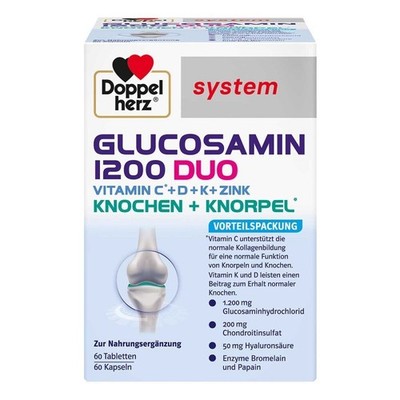 Doppelherz Glucosamine 1200 Duo System Combo Pack, 120 pcs PZN 17874157