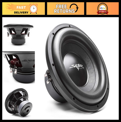 12'' 1200W Dual 4 Ohm Car Subwoofer - High Power Bass Speaker for Deep Sound