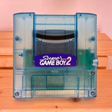 Nintendo Super Game Boy 2 SGB2 Super Famicom SNES Clear Blue Tested JP Exclusive