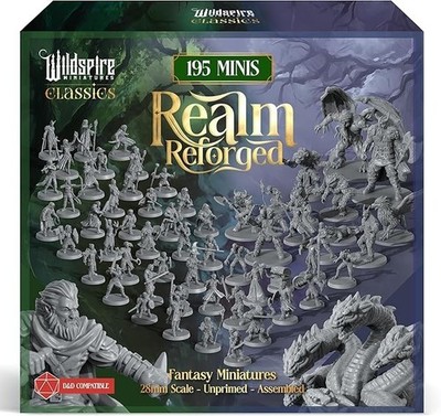 Wildspire Realm Reforged - the Realm Set - Fantasy Minitures 195 Minis