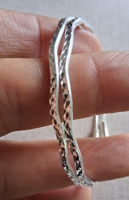 arracadas de plata 925  mexicana aretes  silver 925 Earrings 50mm / 5cm grandes