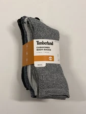 NWT Timberland cushioned boot socks - 4 Pairs- Men's One Size Fits Most