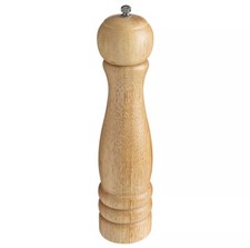Choice 10" Wooden Salt / Pepper Mill Set