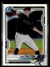 2021 Bowman #BP-32 Dax Fulton Prospects Sky Blue #/499
