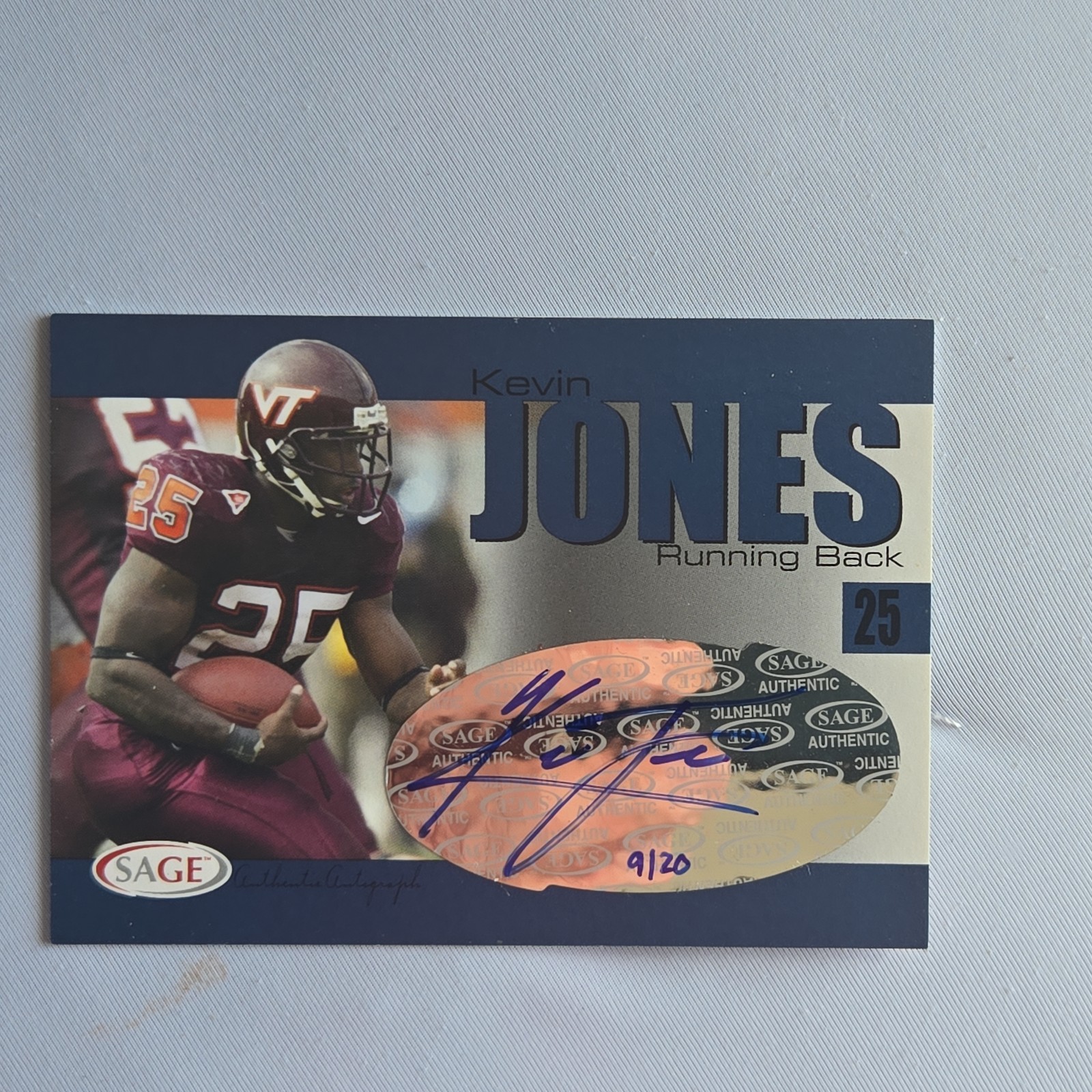Kevin Jones card image