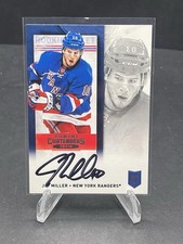 J.T Miller Panini Contenders Rookie Autographed Hockey Card