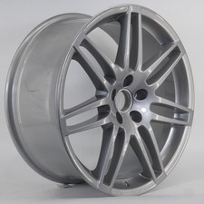 AUDI A6 C6 LE MANS 19" S LINE ALLOY WHEEL RIM OEM SILVER 4F0601025BA GENUINE X1