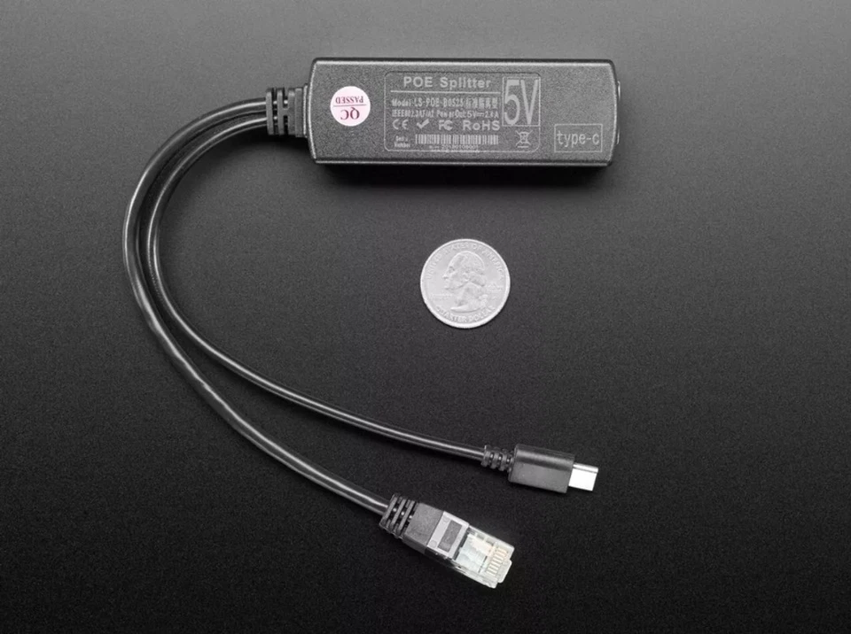 POE ACTIVE SPLITTER 5V 2.4A USB-C MODEL LS-POE-0525LK - Image 2 of 4
