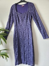 Beautiful Lacey Joe Browns Size 12 Purple Dress