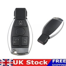 Replacement Car Key Fob Case For Mercedes Benz A, B, C, E, and S Class 3 Button