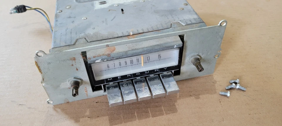 Radio de tablero Mercury Park Lane 1965-66 6 TMM C6MF-17265 FOMOCO Foto 3 de 4