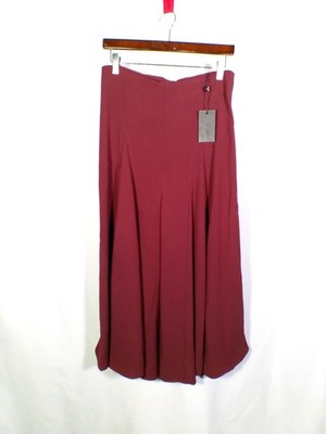 Hell Bunny Damen rot Plissee Culotte weites Bein Hose Größe 12