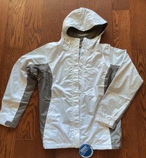 NEW Columbia Omni Tech Waterproof Breathable Hooded Full Zip Jacket L