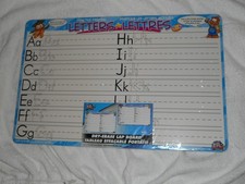 Board Dudes Dry-Erase Lap Board Letters O-Z Practice Printing Educational New