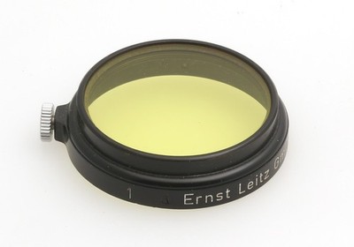 Leica Leitz Wetzlar 13005 FIGRO Gelb-Filter 1 Aufsteckfassung A36