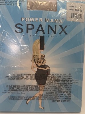 SPANX Power Mama Mid Thigh Shaper Maternity/Underwear, Bare, Size B