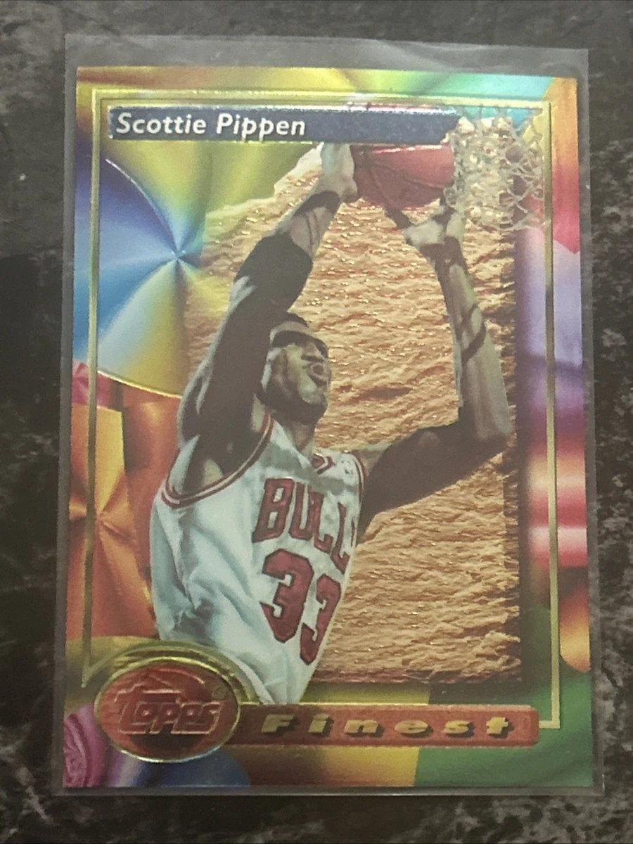 Topps Scottie Pippen Basketball Autographed Sports Trading Cards