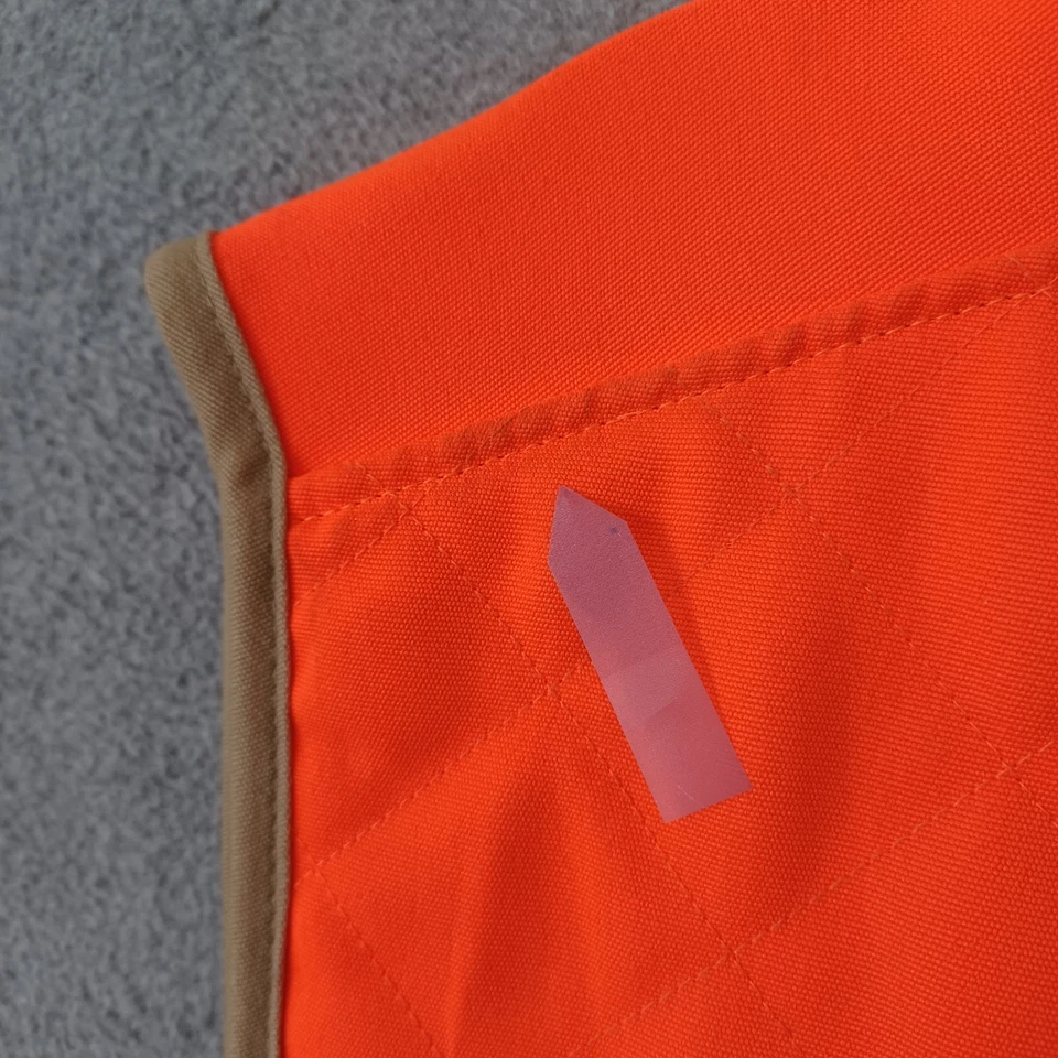 Game Winner Gear Vest Adults One Size Brown Orange Outdoor Fishing Casual Vest - Image 2 of 4