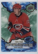 2021-22 Upper Deck Ice Ice Premieres Green 794/799 Jack Drury #160 18m3