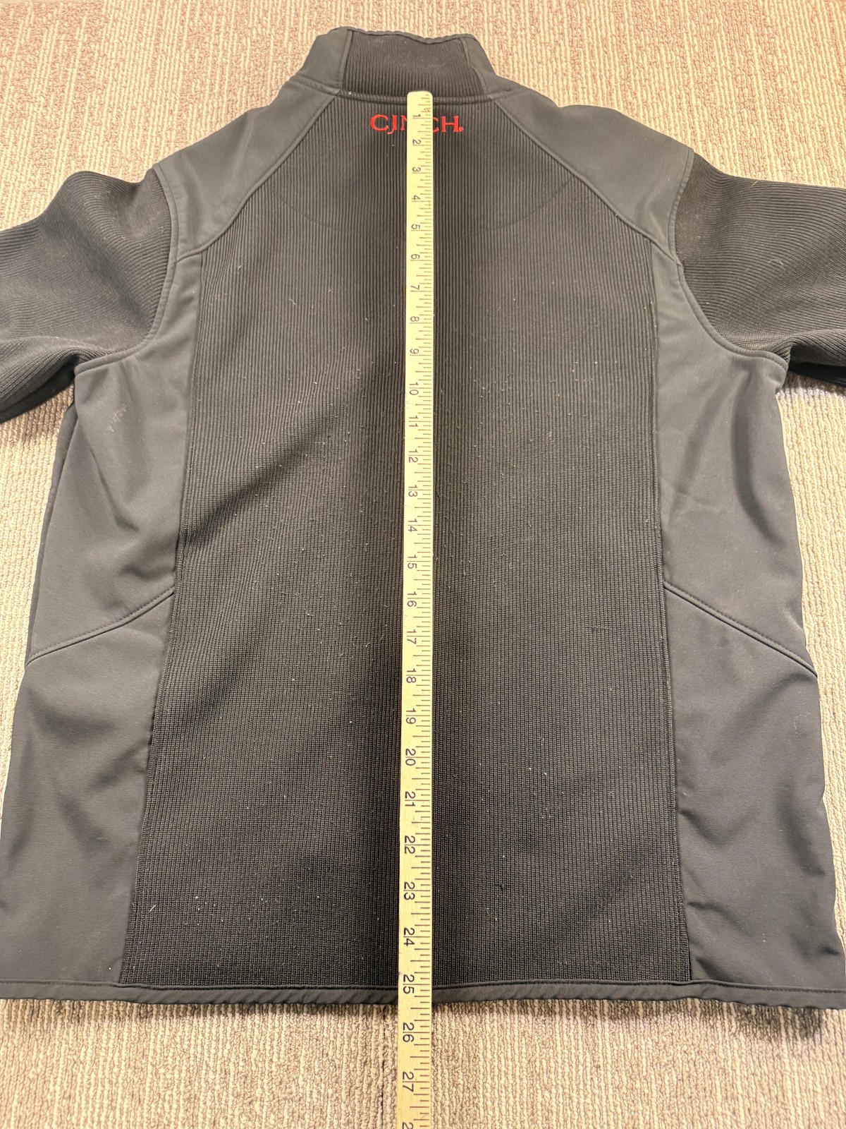Cinch Jacket Mens Medium Black Softshell Full Zip… - image 4