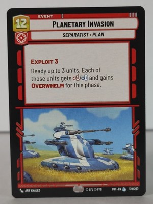 Planetary Invasion - TWI EN 178/257 - Legendary - A