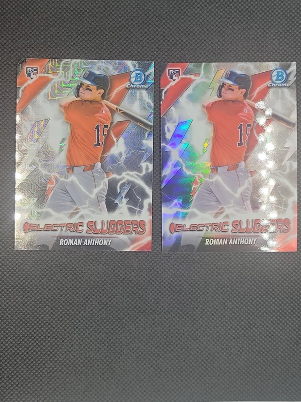 Topps 2026 Bowman Chrome Electric Sluggers Roman Anthony RC Lot  Mojo And Base