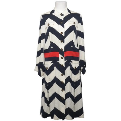 Diane von Furstenberg, Kleid, Größe: 44, Blau/Weiß/Rot, Elasthan/Seide #0M7