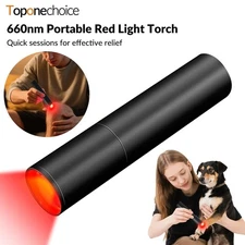 660nm Red Light Therapy Torch for Joint Injuries & Chronic Pain Best At-Home 