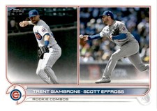Trent Giambrone Scott effross Topps 2022 Rookie Combo's baseball card
