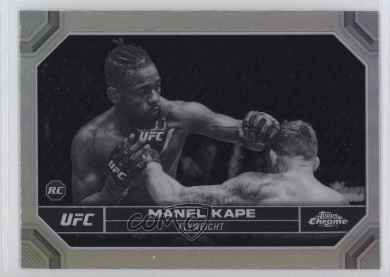 2024 Topps Chrome UFC Negative Refractor Manel Kape #119 1oo4