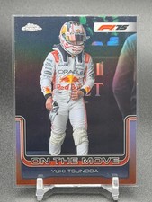 2025 Topps Chrome Silver Refractor F1 Yuki Tsunoda #184