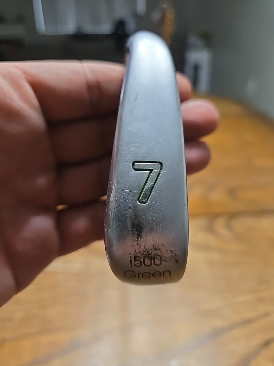 レフティ　ping i500アイアン グリーンドット PING I500 Green Dot 7-Iron Regular Flex Graphite fitting club AAA