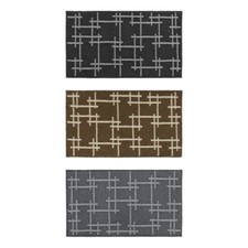 Image of JVL Vector Machine Washable Latex Backed Doormat, 40 cm x 70 cm