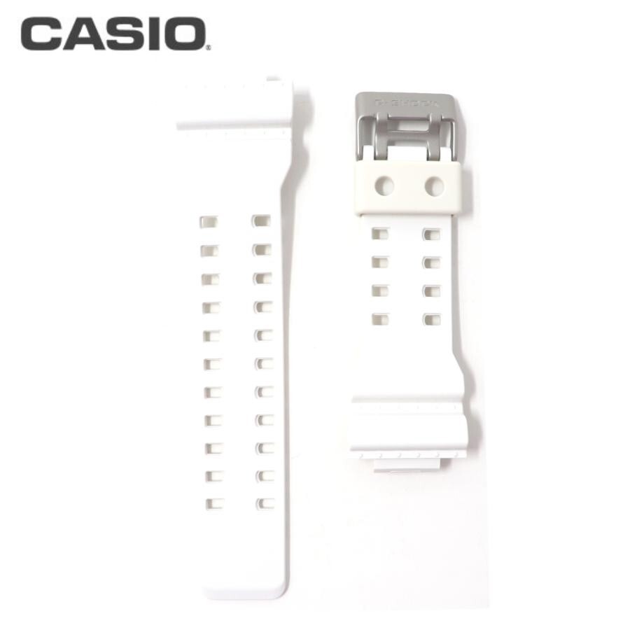 Bracelet De Montre En Résine Blanc Brillant Pour Casio G-Shock GW-8900A, GR-8900A, GA-10 - Neuf