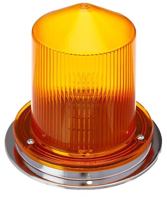 Grote 76083 Yellow Economy 360º Flashing Auxiliary Warning Light