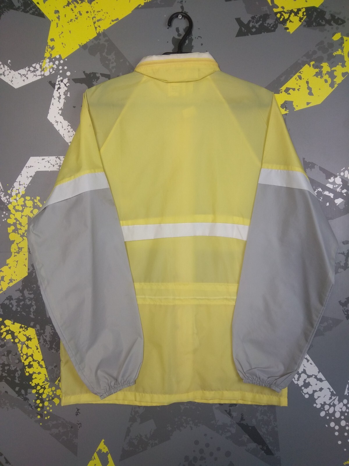 Umbro International RARE Vintage Jacket 80s 90s Yellow Nylon Mens Size 14 ig93 image 2