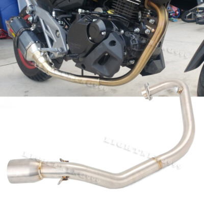 For CF-Moto ST125 2020-2024 Motorcycle Front Link Pipe Header Tube Slip on 51mm