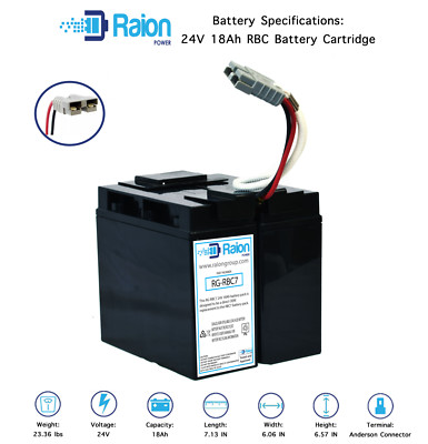 RBC7 UPS Complete Replacement Battery Kit for APC SUA1500 SmartUPS1500 SMT1500
