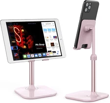 Cell Phone Stand, Phone Stand for Desk, Phone Holder Stand Compatible with Iphon