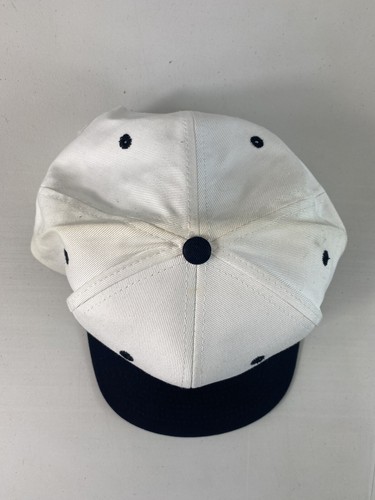 Vintage New KC Caps Seinfeld TV Show Logo Snapback Hat White 1990s Faded *READ* - Picture 2 of 6