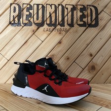 nike air jordan react havoc black red crimson