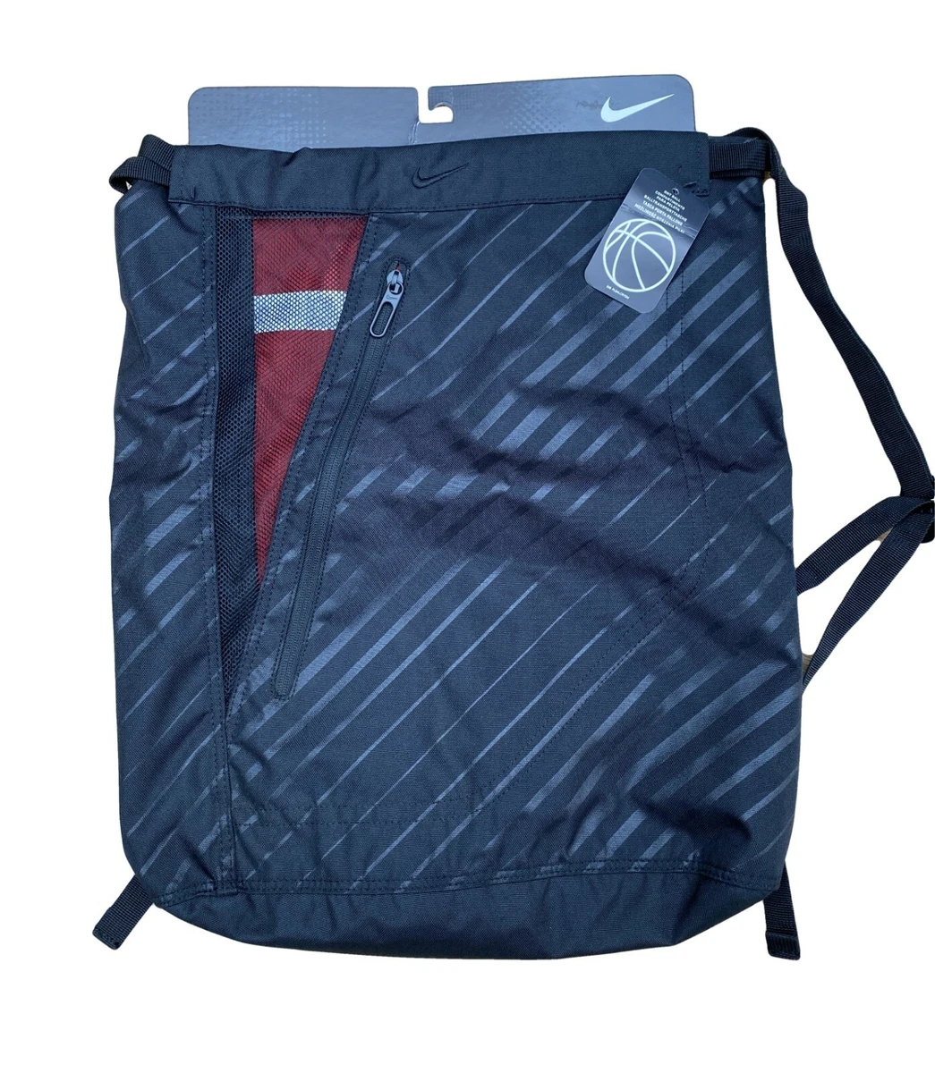 New NIKE LEBRON JAMES BASKETBALL BALL CARRYING Backpack BAG Black