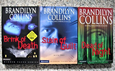 Lot of 3 Hidden Faces Series Books Complete Brandilyn Collins New