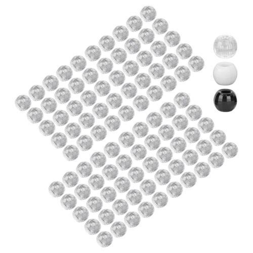 100pcs Hair Braiding Beads Plastics Large Hole Section 12mm Dreadlocks Hair - Picture 7 of 21