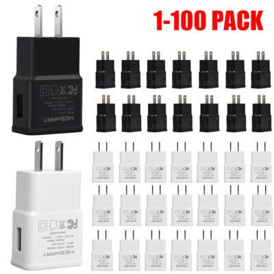 2A 5V USB Wall Charger Power Adapter Plug Supply Charging Block Bulk Wholesale