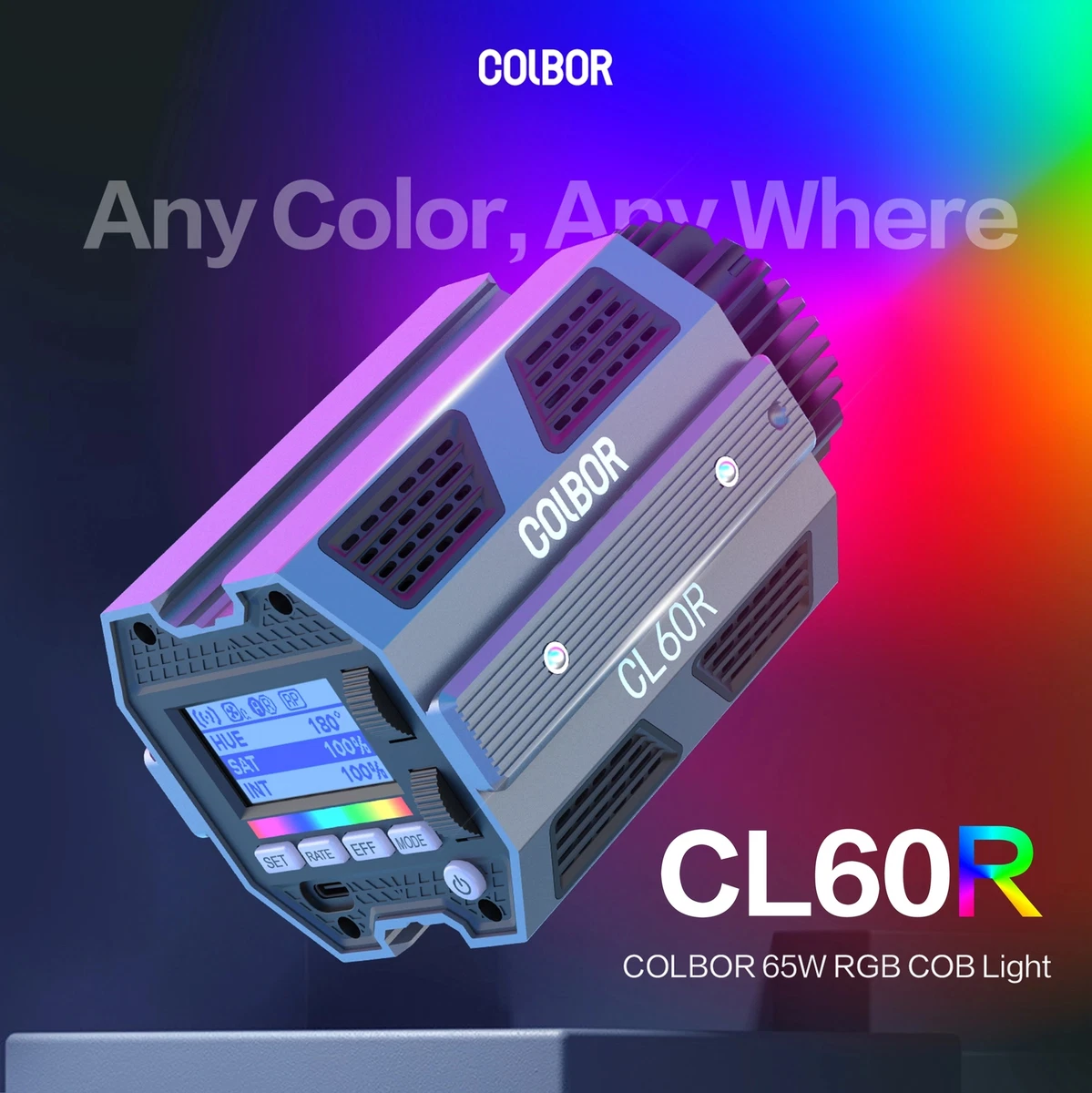 SYNCO COLBOR CL60R RGB Colorful 2700-6500K Protable Led Video Light Bowens Mount