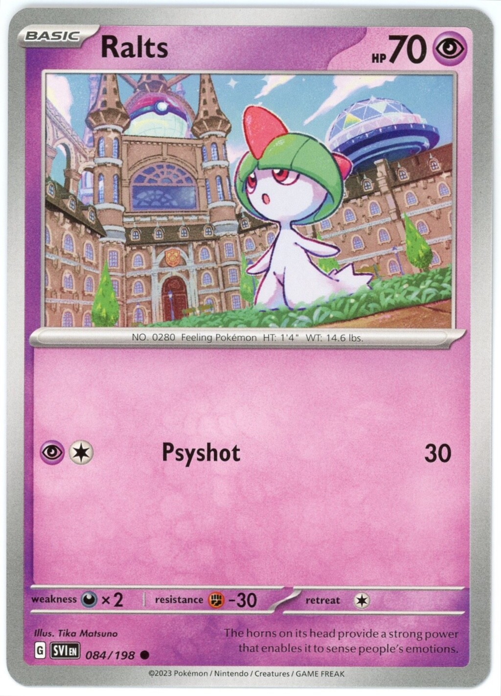 Ralts  - 084/198 - Scarlet & Violet Base Set - Pokemon - NM - Never Played