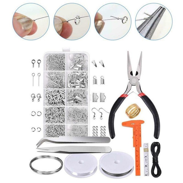 Wire Jewelry Making Starter Kit Sterling Silver and Repair Tools Craft